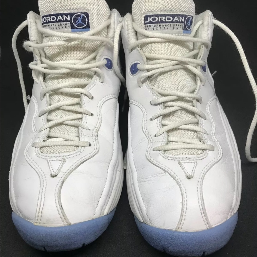 VINTAGE ๐ โ98 Nike Jordan Jumpman Team 1 UNC Blue - Picture 4 of 8